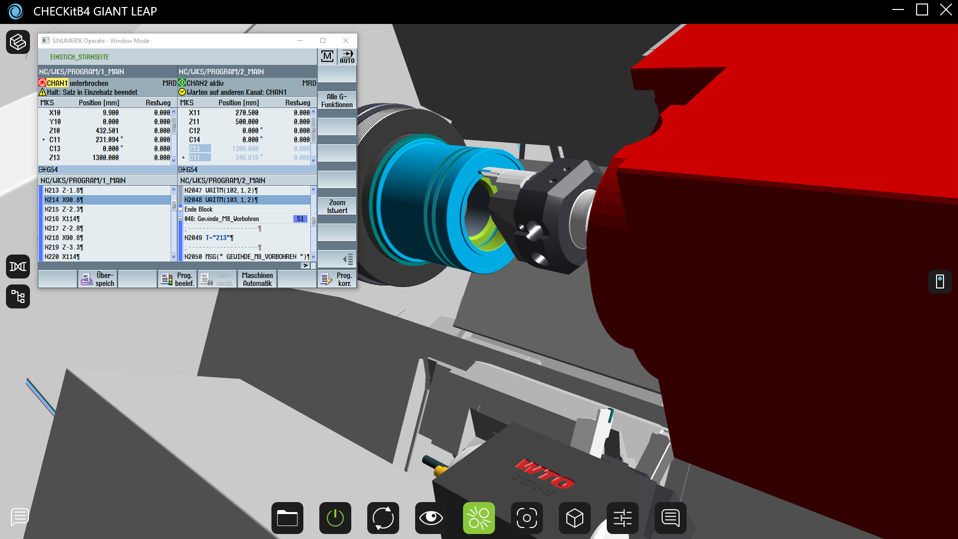 Virtual CNC Technology in CHECKitB4